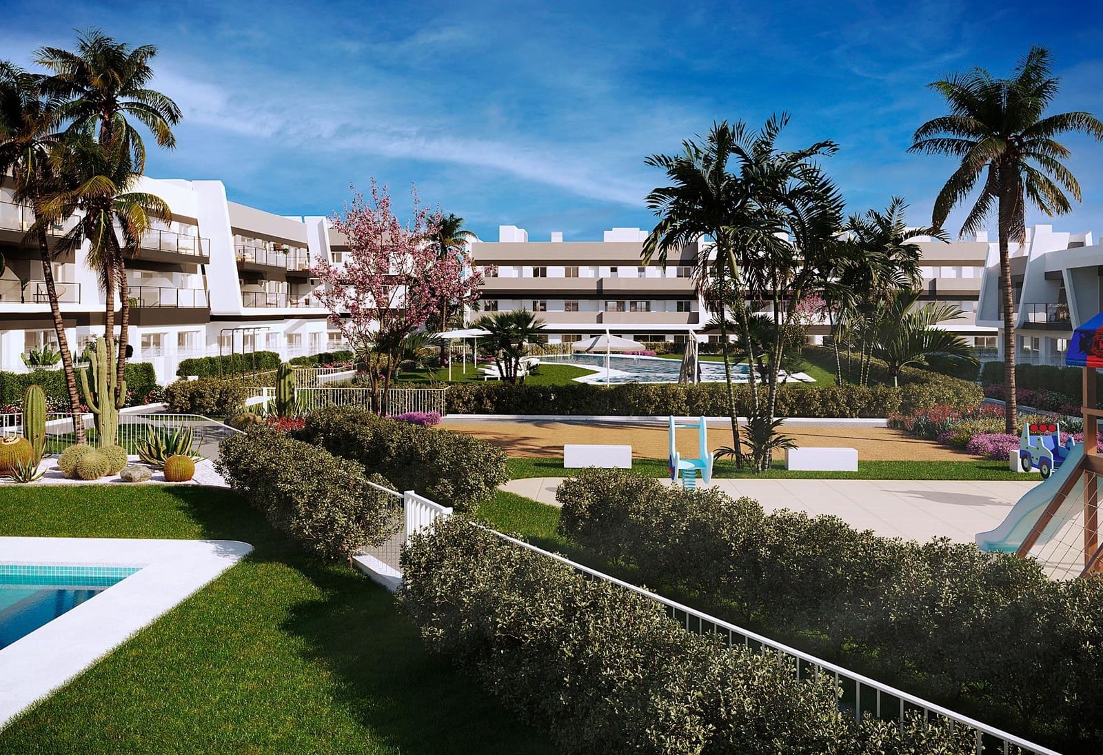 3 soveværelse Lejlighed til salg i Gran Alacant med swimmingpool - € 315.000 (Ref: 9064637)