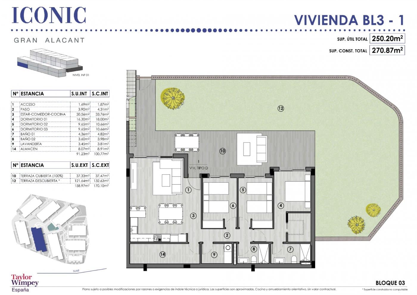 3 soveværelse Lejlighed til salg i Gran Alacant med swimmingpool garage - € 405.000 (Ref: 9064639)