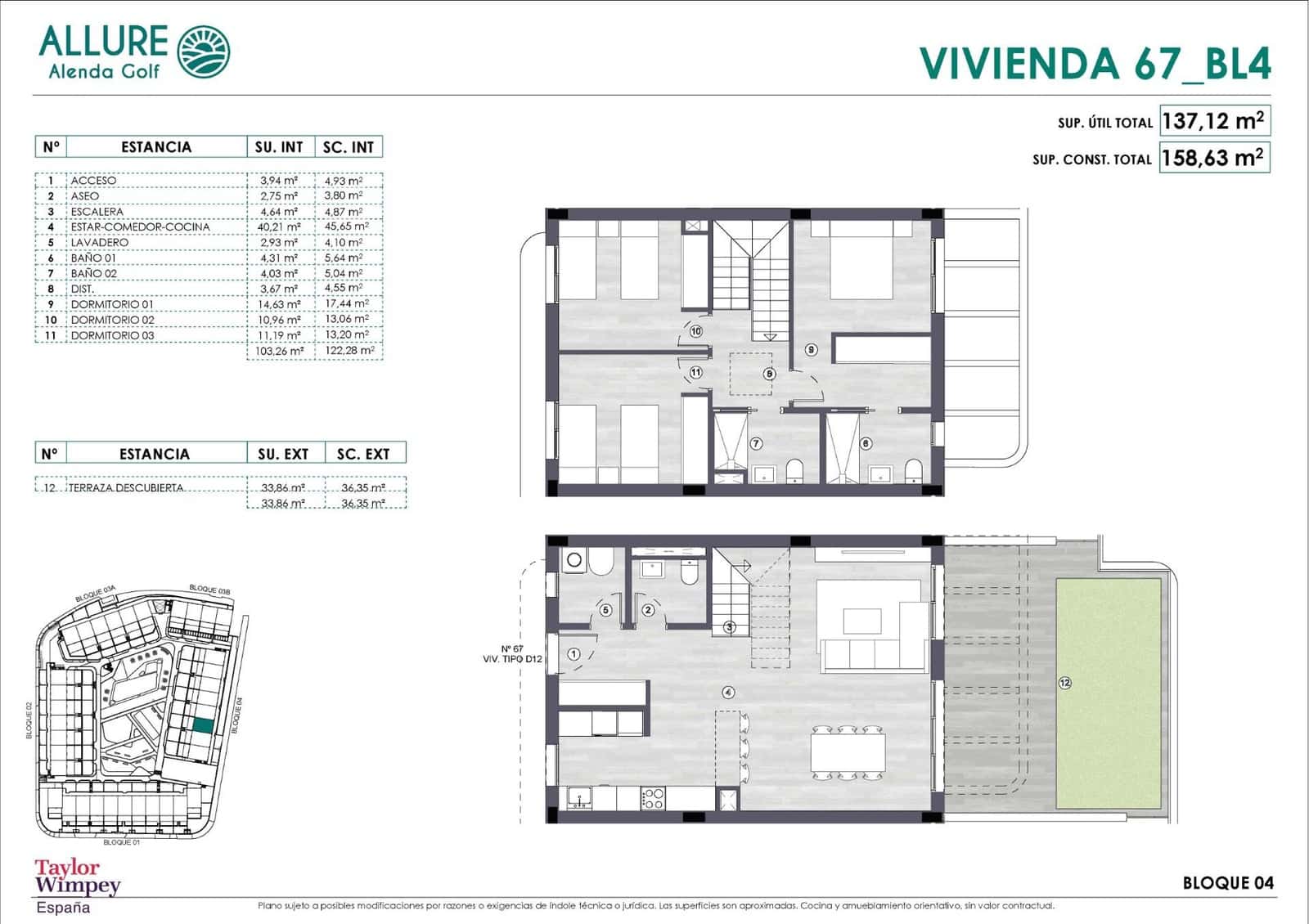 3 makuuhuone Huoneisto myytävänä paikassa Monforte del Cid mukana uima-altaan 
autotalli - 280 000 € (Ref: 9064640)