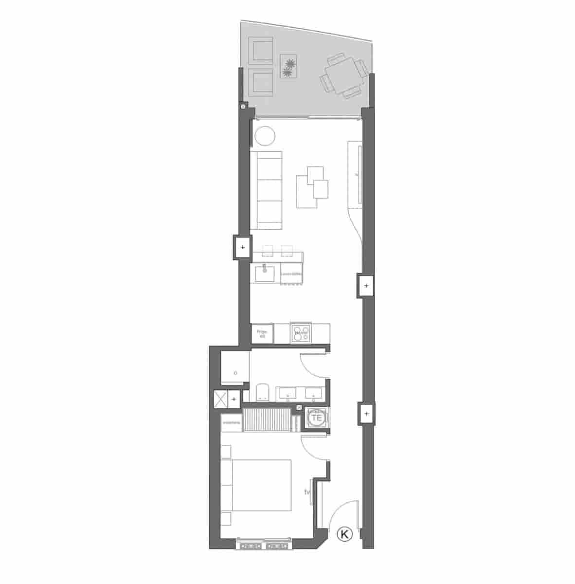 Apartamento de 1 habitación en La Manga del Mar Menor en venta con piscina garaje - 286.000 € (Ref: 9075094)