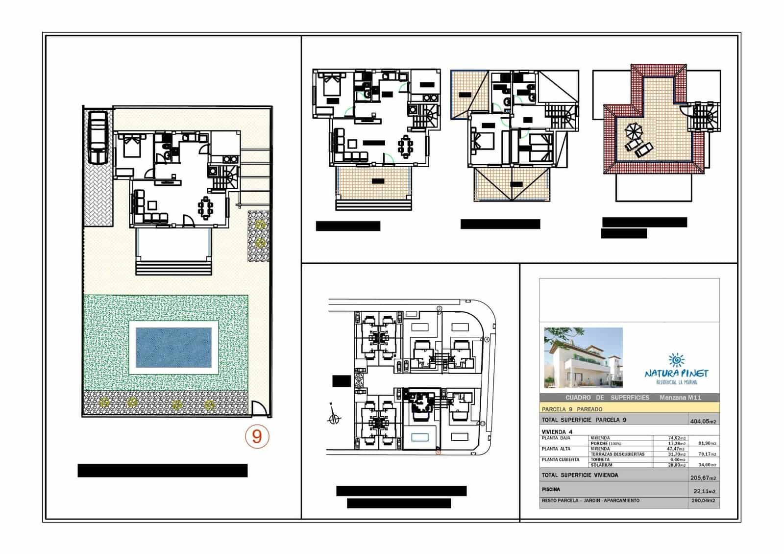 3 sypialnia Willa na sprzedaż w El Pinet z basenem - 649 000 € (Ref: 9106518)