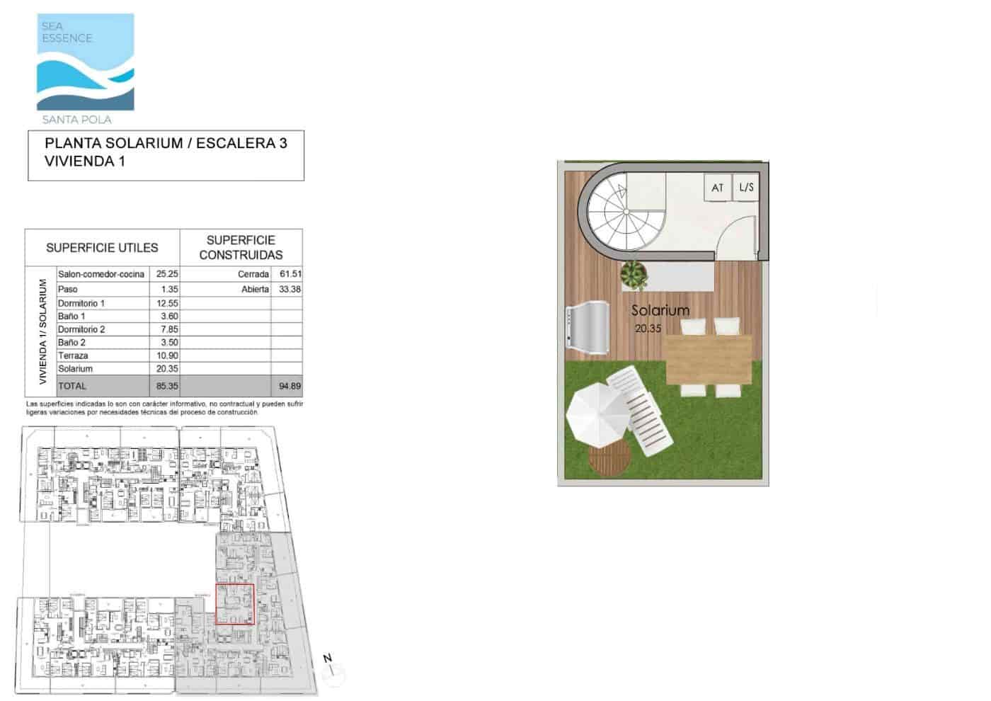 2 bedroom Apartment for sale in Santa Pola with pool garage - € 245,000 (Ref: 9106519)