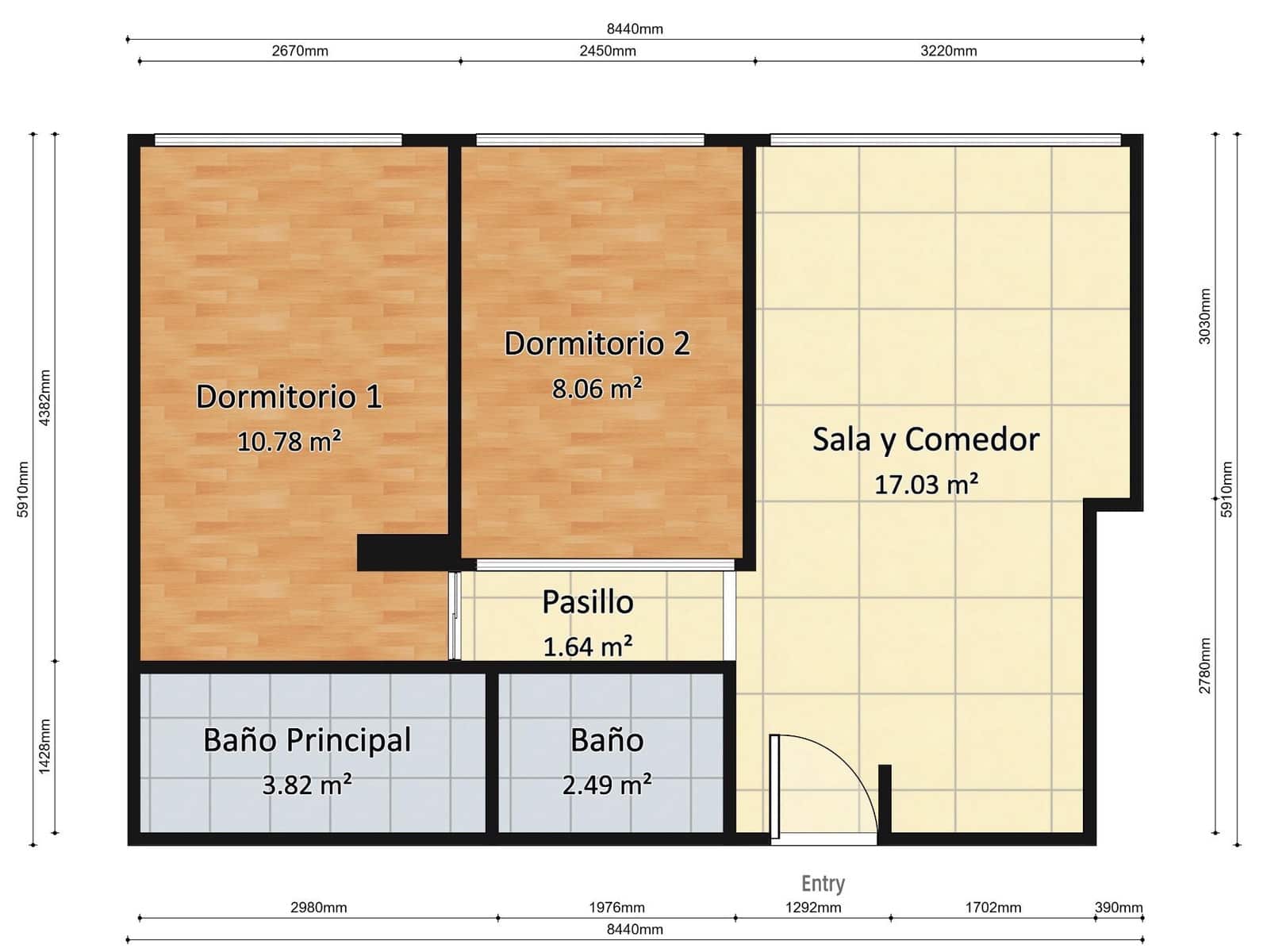 2 chambre Appartement à vendre à Playa de San Juan avec piscine - 410 000 € (Ref: 9730260)