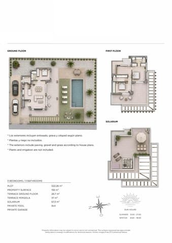 3 makuuhuone Huvila myytävänä paikassa Doña Pepa, Rojales mukana uima-altaan - 927 896 € (Ref: 9962735)
