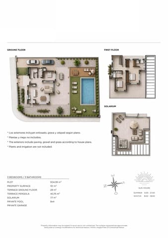 3 camera da letto Villa in vendita in Doña Pepa, Rojales con piscina - 979.501 € (Rif: 9965302)