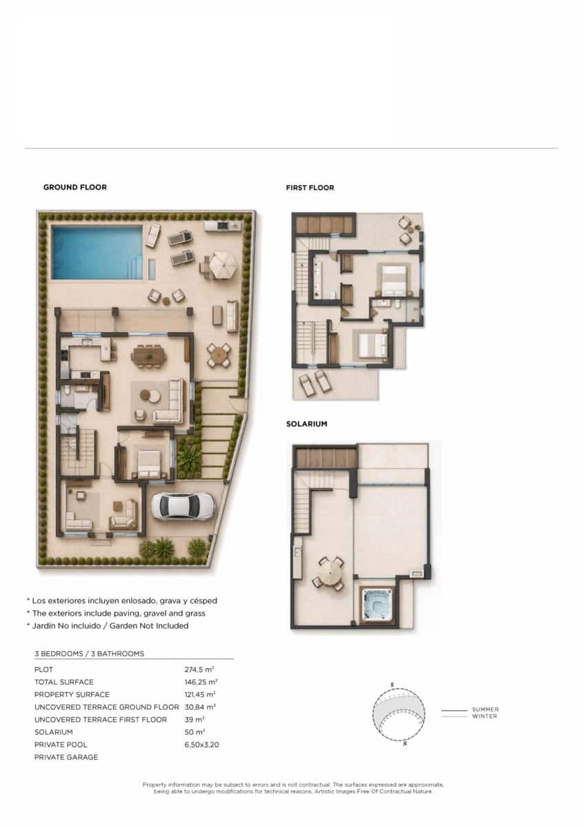3 bedroom Villa for sale in Los Alcazares with pool - € 669,500 (Ref: 9975458)