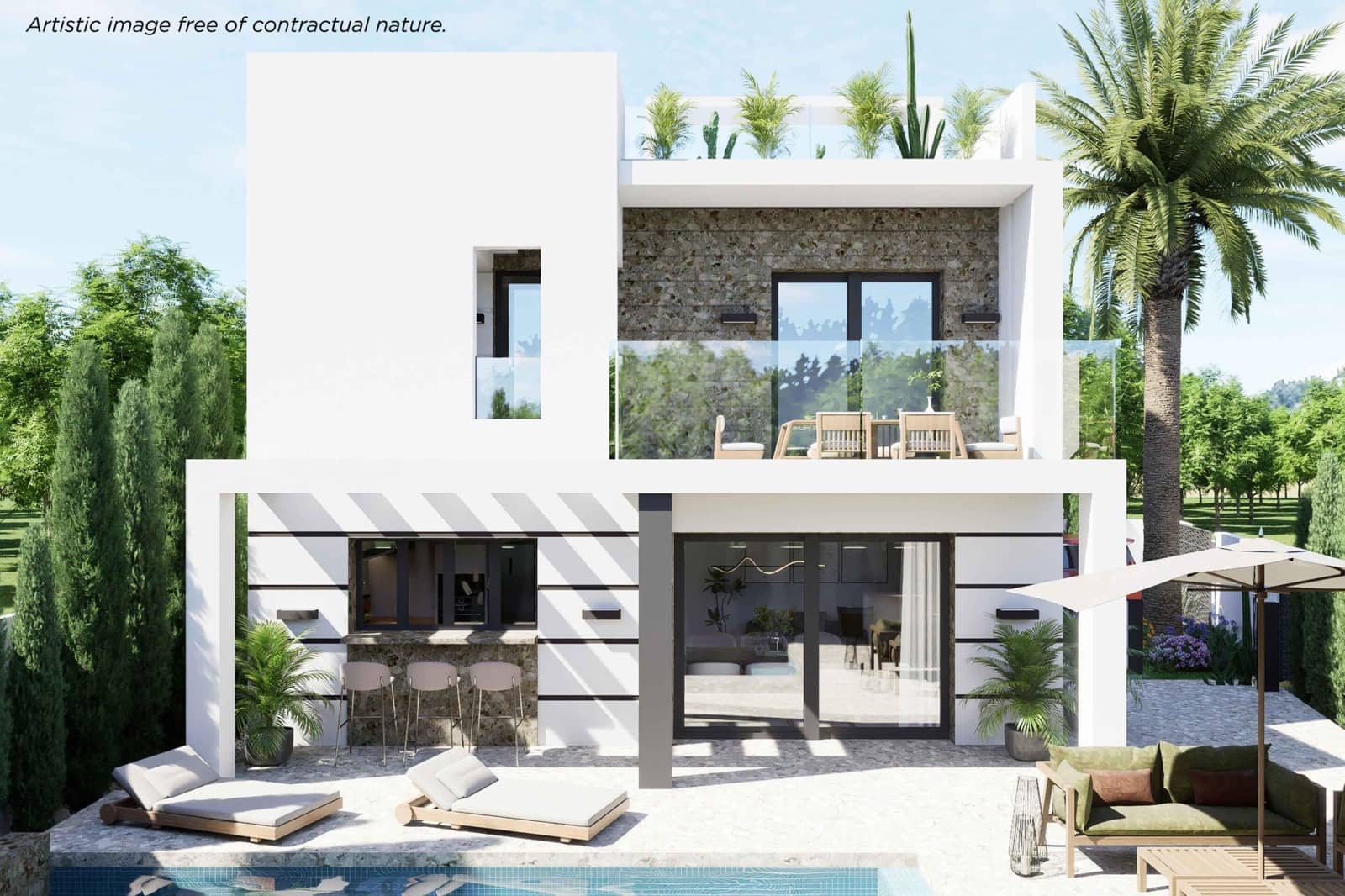 3 bedroom Villa for sale in Los Alcazares with pool - € 669,500 (Ref: 9975458)