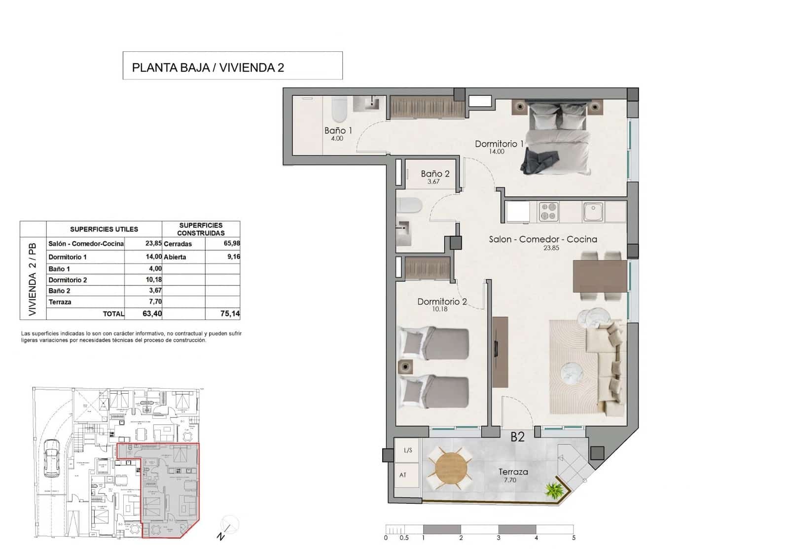2 slaapkamer Appartement te koop in Santa Pola met zwembad - € 238.000 (Ref: 9998828)