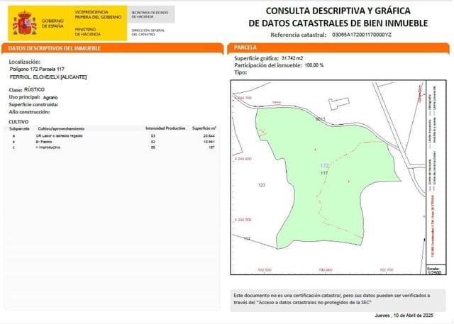 6 soverom Villa til salgs i Jubalcoy / Jubalcoi, Elche / Elx med garasje - € 225 000 (Ref: 8926634)