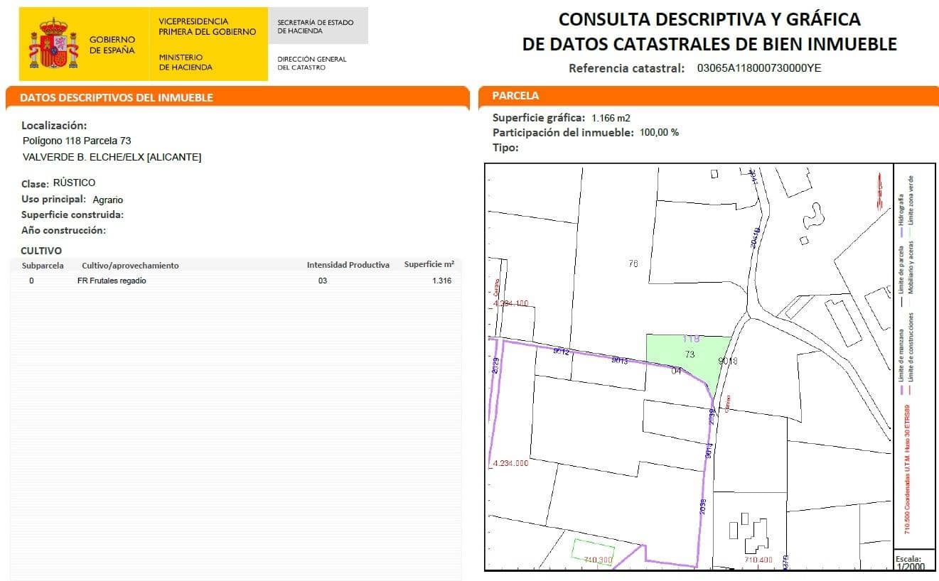 Byggegrund til salg i Valverde - € 85.990 (Ref: 8937017)