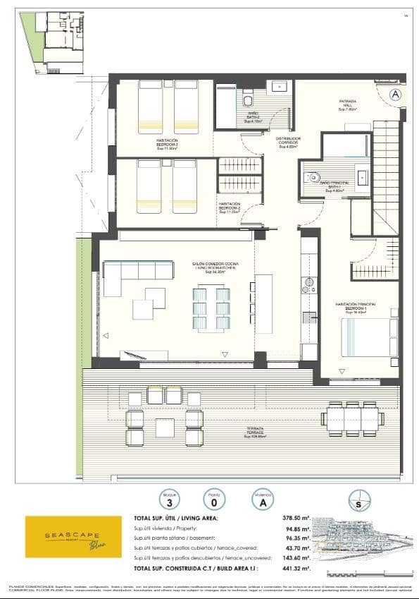 3 camera da letto Appartamento in vendita in Finestrat con piscina garage - 530.000 € (Rif: 9065241)
