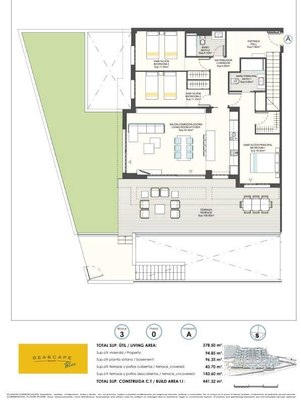 3 camera da letto Appartamento in vendita in Finestrat con piscina garage - 530.000 € (Rif: 9065241)