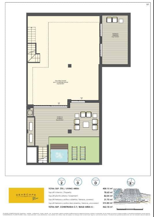 2 Zimmer Apartment zu verkaufen in Finestrat mit Pool Garage - 460.000 € (Ref: 9065242)