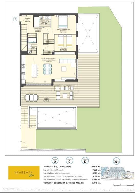 2 Zimmer Apartment zu verkaufen in Finestrat mit Pool Garage - 460.000 € (Ref: 9065242)