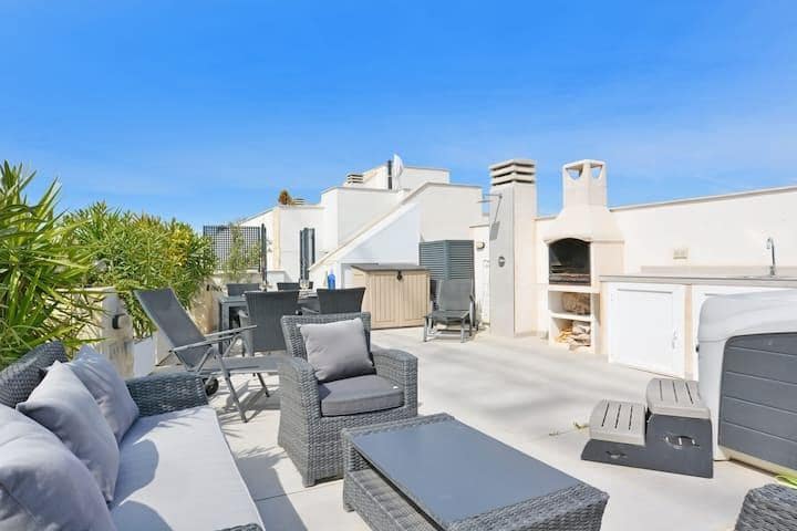 2 sypialnia Penthouse na sprzedaż w Gran Alacant z basenem garażem - 419 000 € (Ref: 9162317)