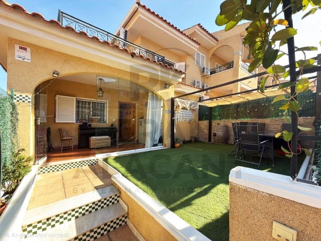 3 sovrum Bungalow till salu i Gran Alacant, Santa Pola med pool garage - 285 000 € (Ref: 9627599)