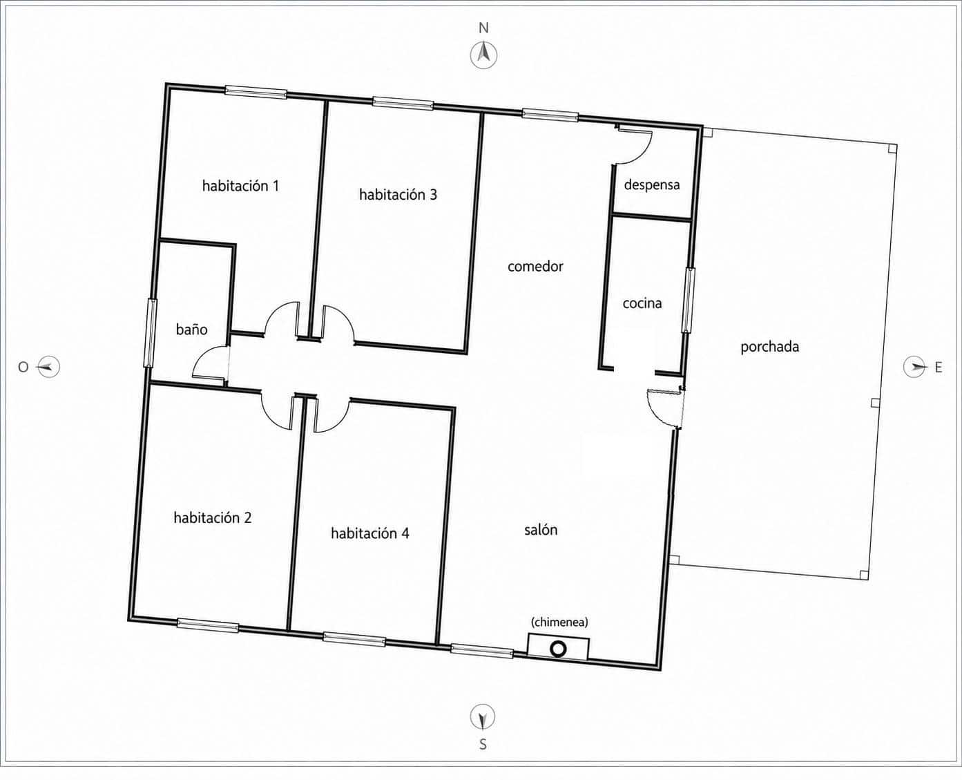4 soverom Villa til salgs i Novelda med svømmebasseng garasje - € 165 000 (Ref: 9843430)
