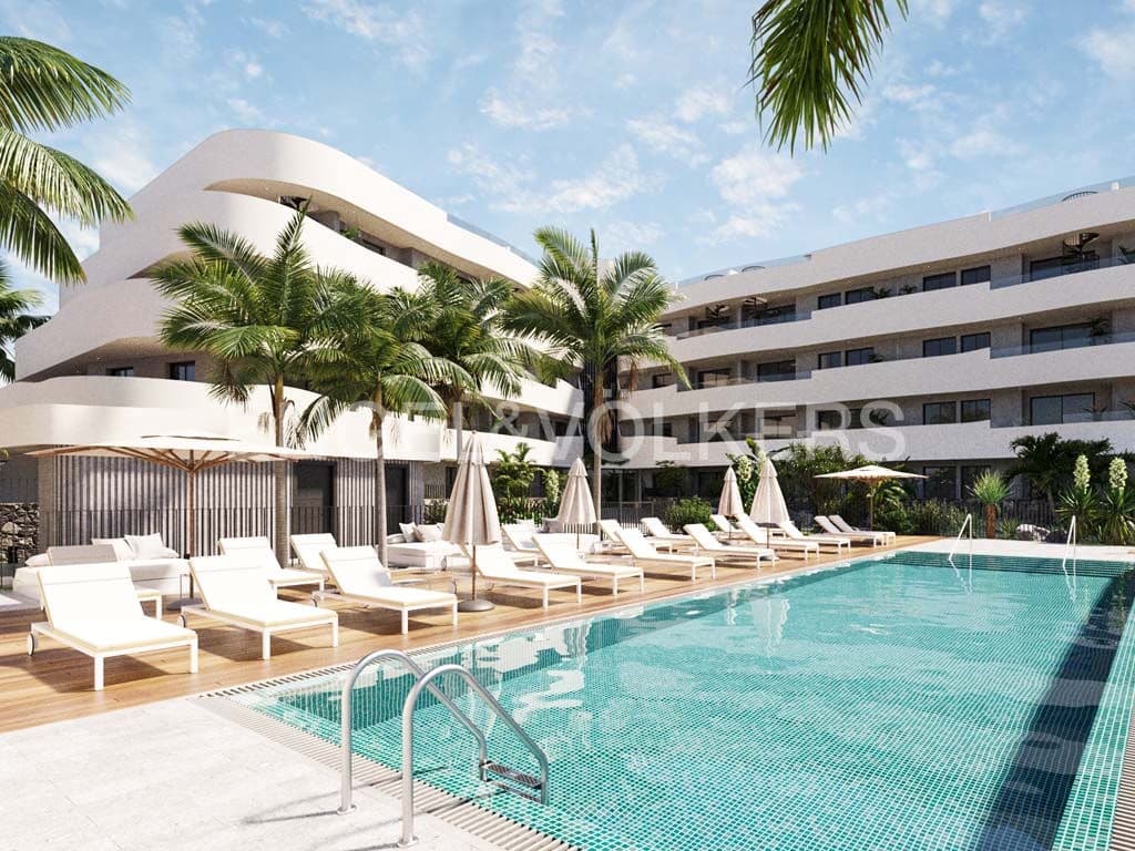 2 sovrum Lägenhet till salu i El Medano med pool garage - 345 000 € (Ref: 10000571)