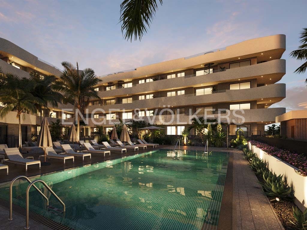 2 sovrum Lägenhet till salu i El Medano med pool garage - 345 000 € (Ref: 10000571)