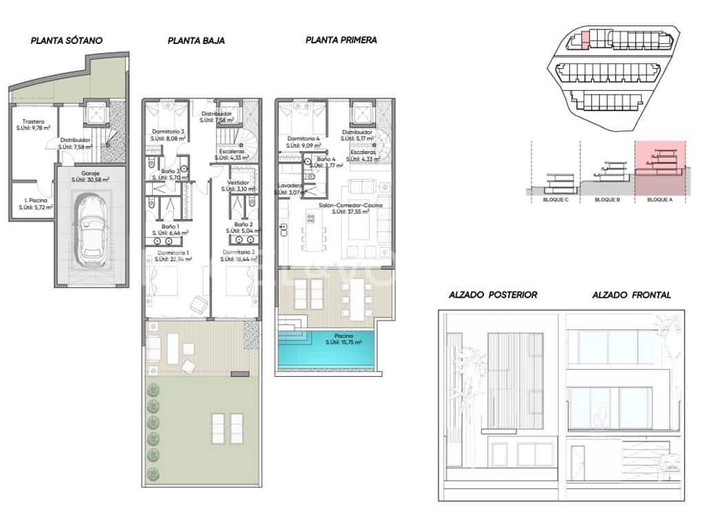 4 bedroom Villa for sale in Marazul with pool garage - € 1,452,300 (Ref: 7871406)