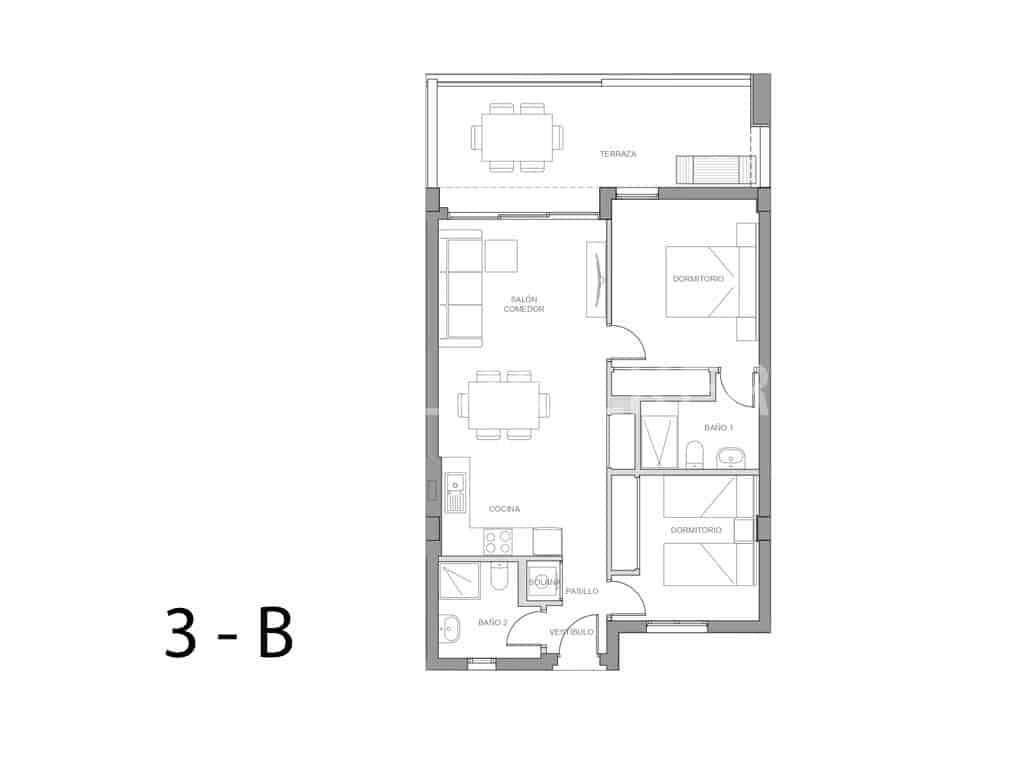 2 bedroom Apartment for sale in Amarilla Golf with pool - € 430,000 (Ref: 8369714)