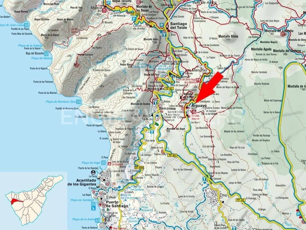 5 chambre Villa/Maison à vendre à Santiago del Teide avec garage - 995 000 € (Ref: 8535991)