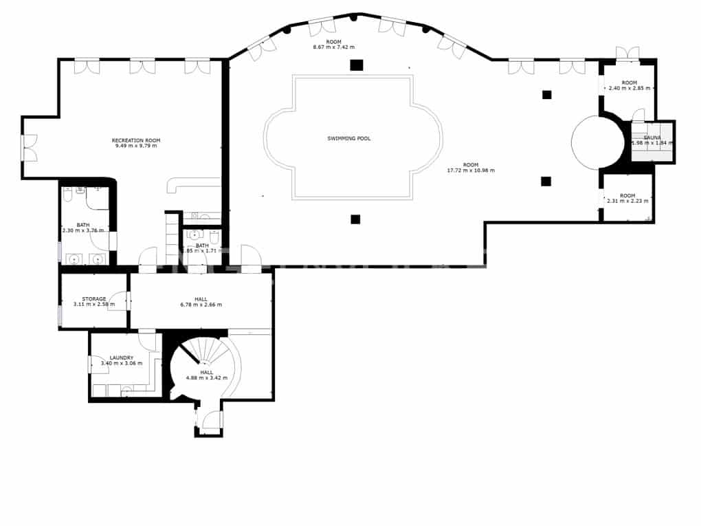 5 soveværelse Villa til salg i San Eugenio med swimmingpool garage - € 7.500.000 (Ref: 8699280)