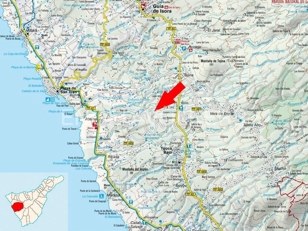 Landgrundstück zu verkaufen in Guia de Isora - 1.295.000 € (Ref: 8703060)