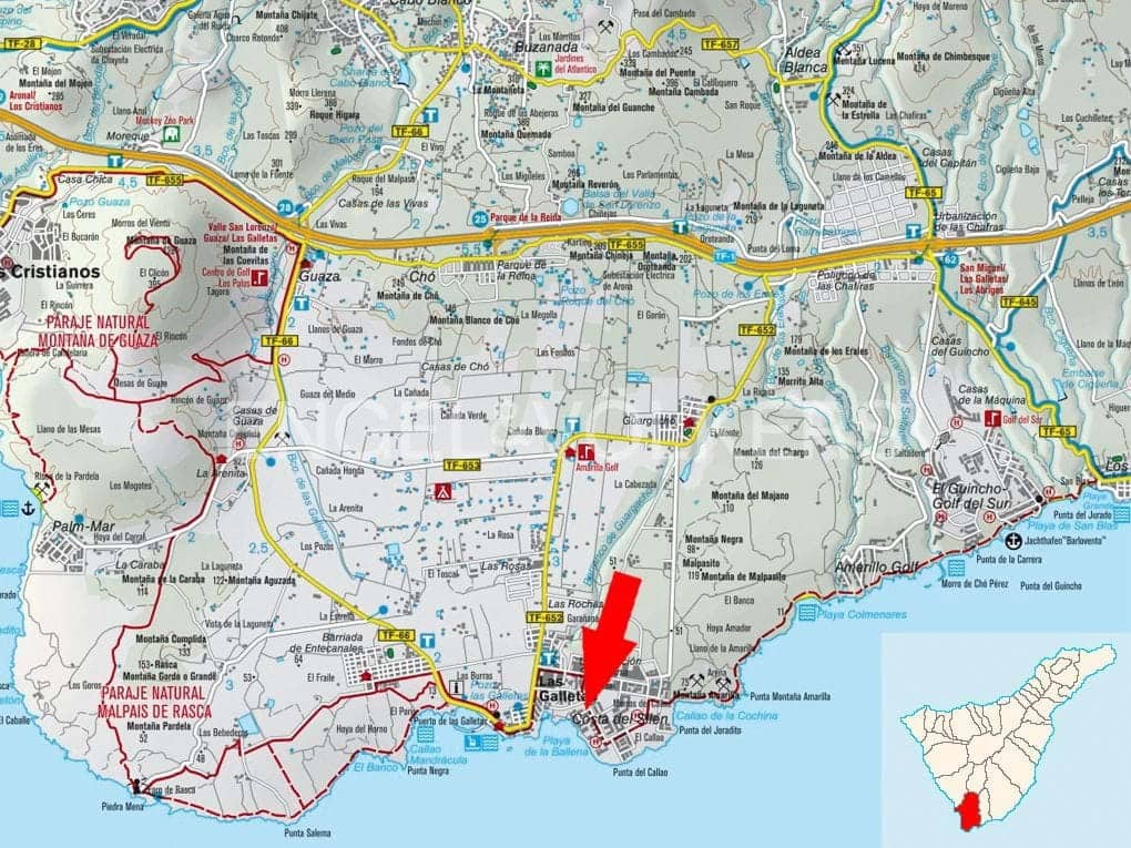 3 sovrum Villa till salu i Costa del Silencio med pool garage - 895 000 € (Ref: 9018694)