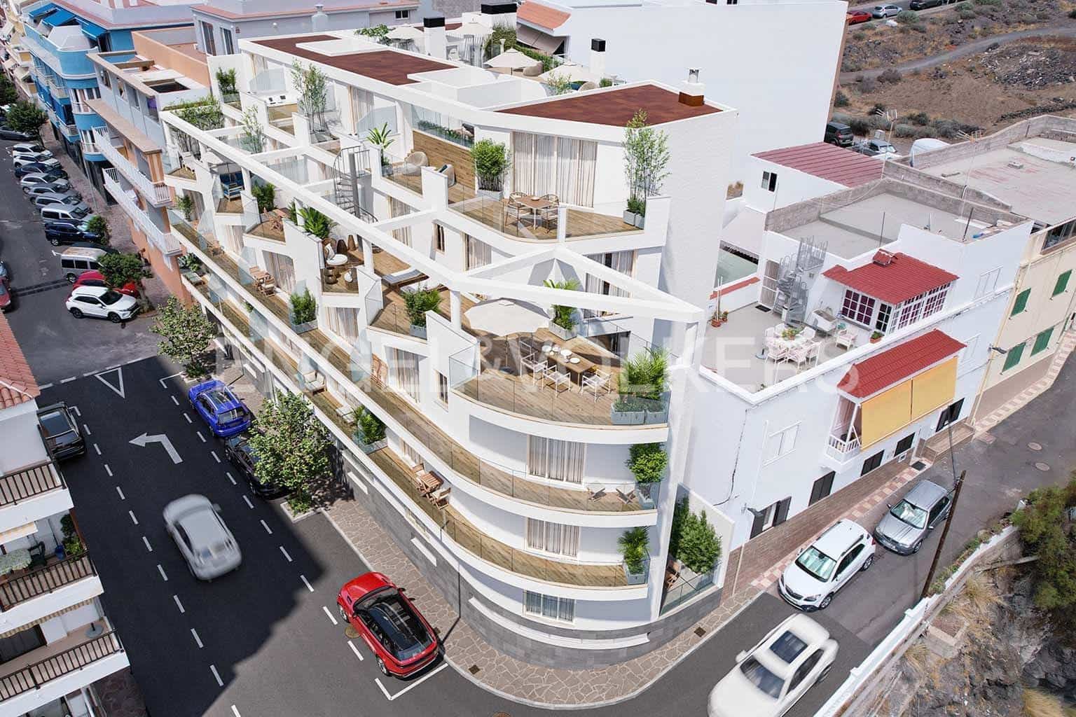 2 soveværelse Lejlighed til salg i Puerto Santiago med swimmingpool - € 455.000 (Ref: 9050511)