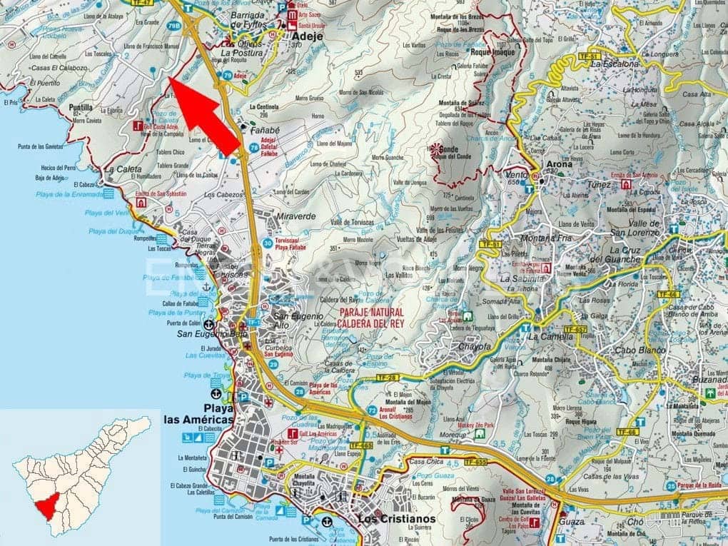 4 makuuhuone Huvila myytävänä paikassa Costa Adeje mukana uima-altaan 
autotalli - 4 590 000 € (Ref: 9136695)