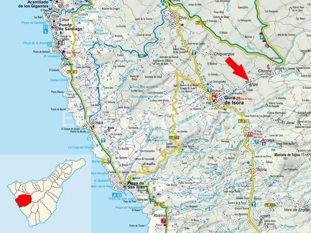 3 makuuhuone Huvila myytävänä paikassa Guia de Isora - 546 000 € (Ref: 9249223)