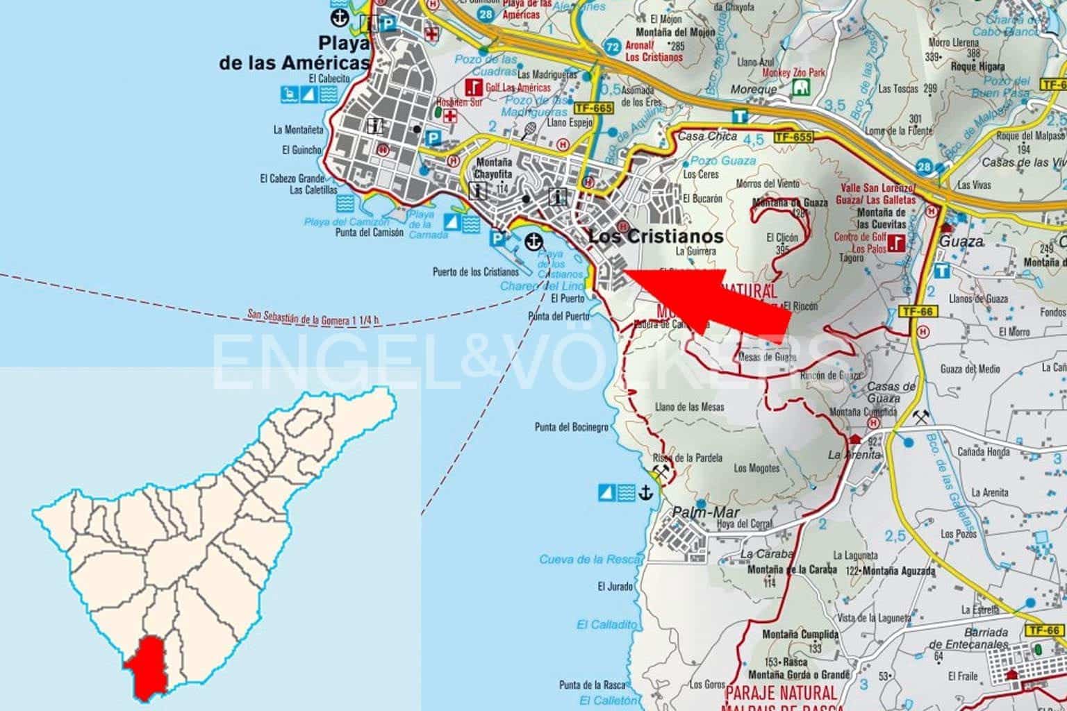 3 sovrum Lägenhet till salu i Los Cristianos med pool - 410 000 € (Ref: 9459475)