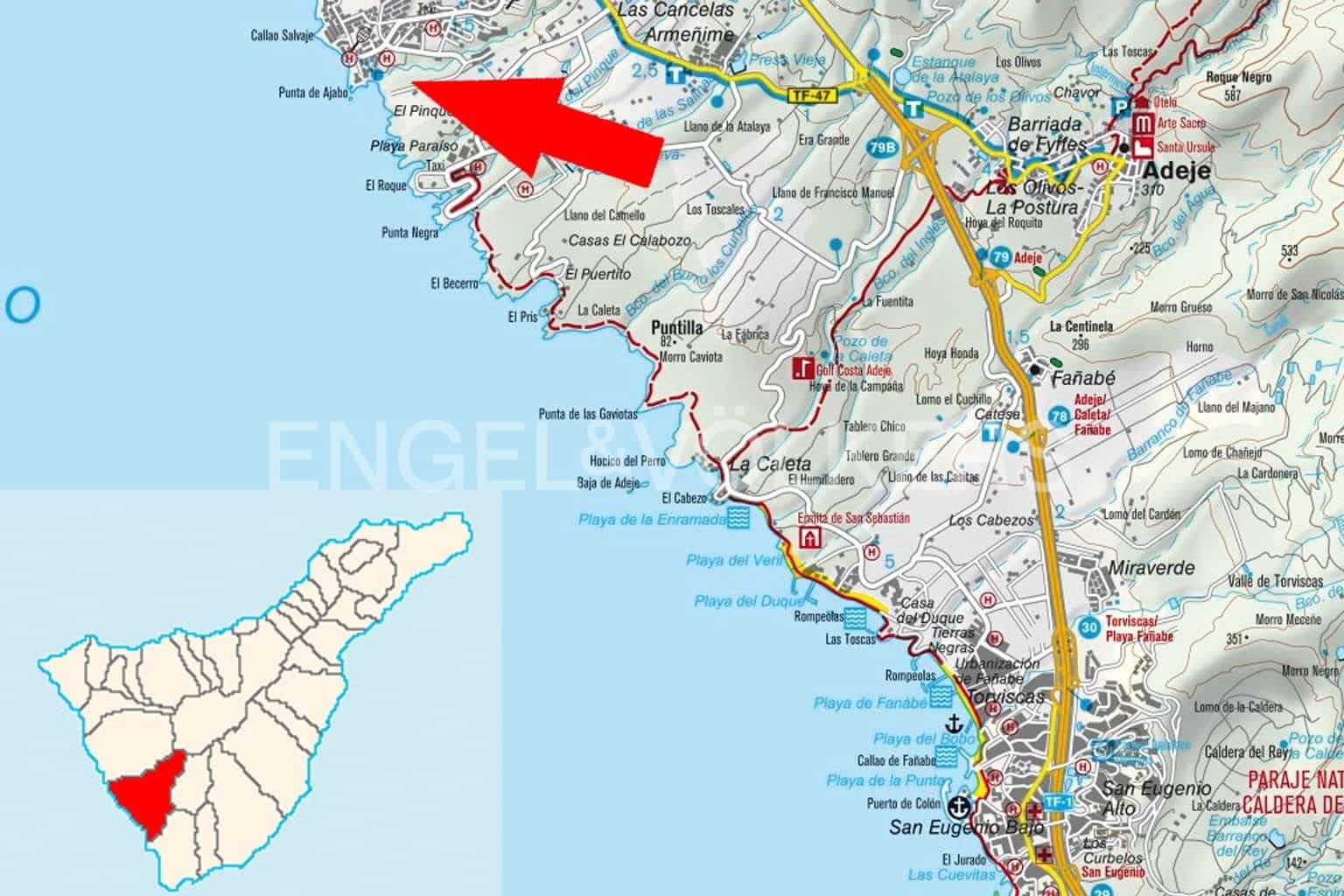 2 chambre Appartement à vendre à Callao Salvaje avec piscine garage - 448 000 € (Ref: 9641027)