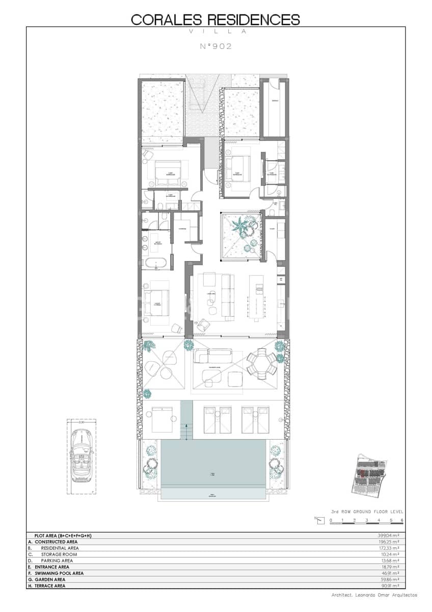 3 sovrum Villa till salu i La Caleta med pool - 2 200 000 € (Ref: 9653187)