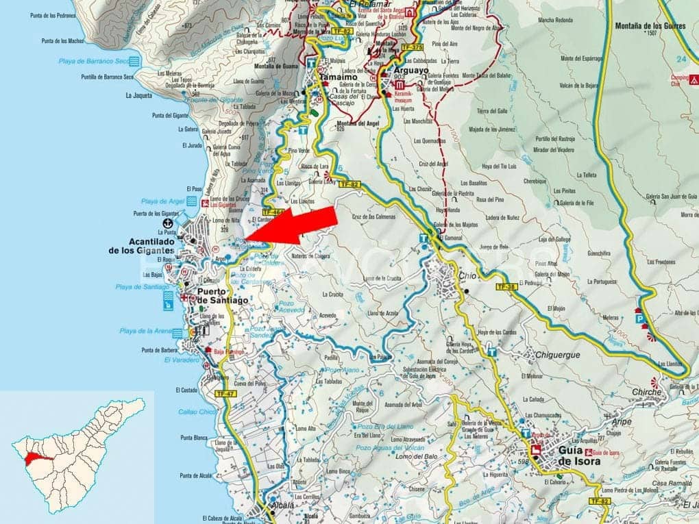 5 camera da letto Villa in vendita in Los Gigantes con piscina - 1.285.000 € (Rif: 9667191)