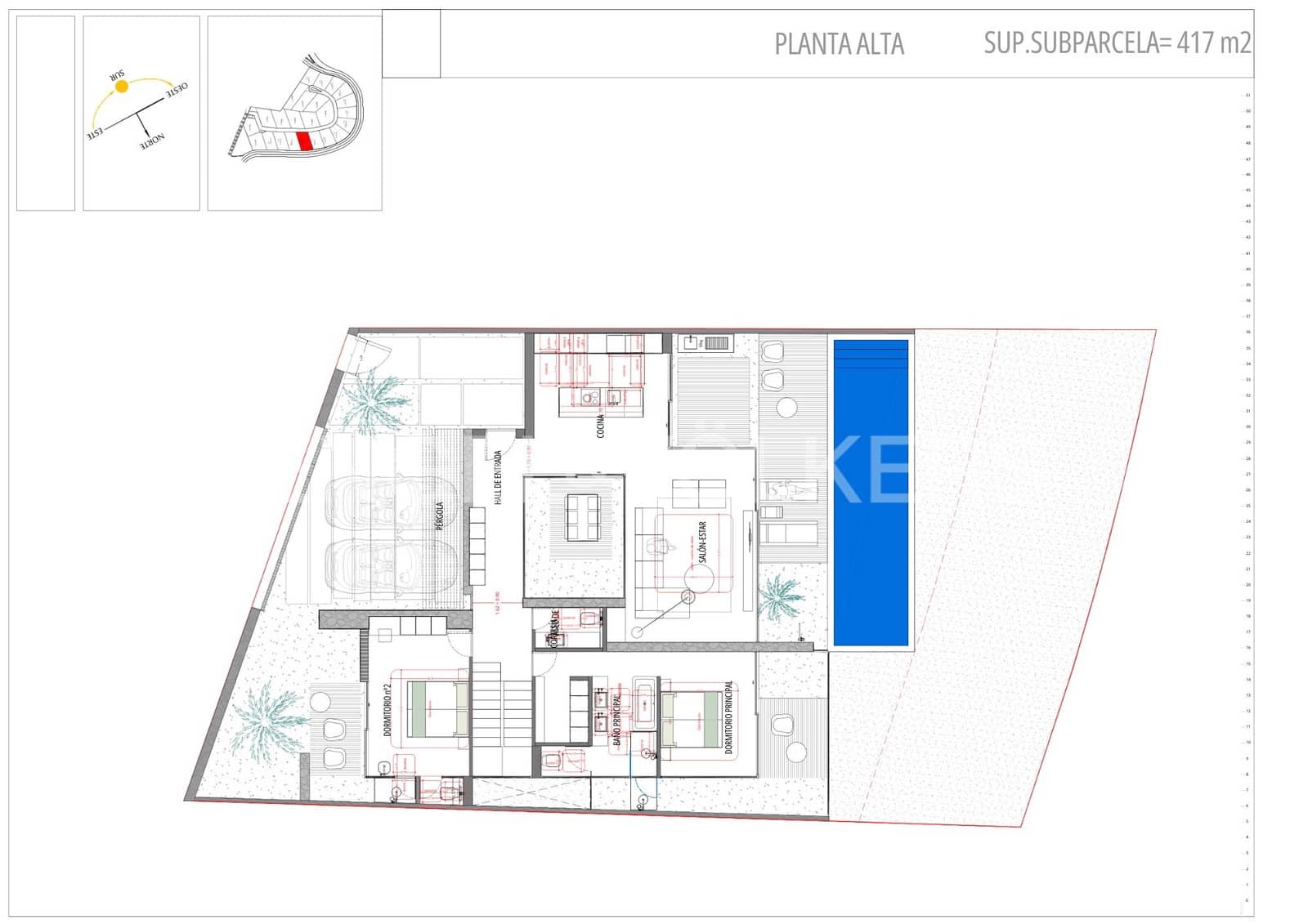 Chalet de 4 habitaciones en Costa Adeje en venta con piscina - 1.980.000 € (Ref: 9699247)