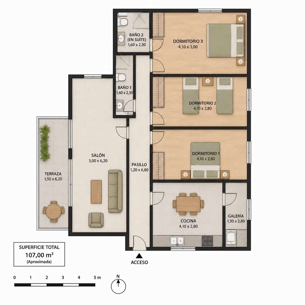 3 sovrum Lägenhet till salu i Alicante stad med pool - 360 000 € (Ref: 10055441)