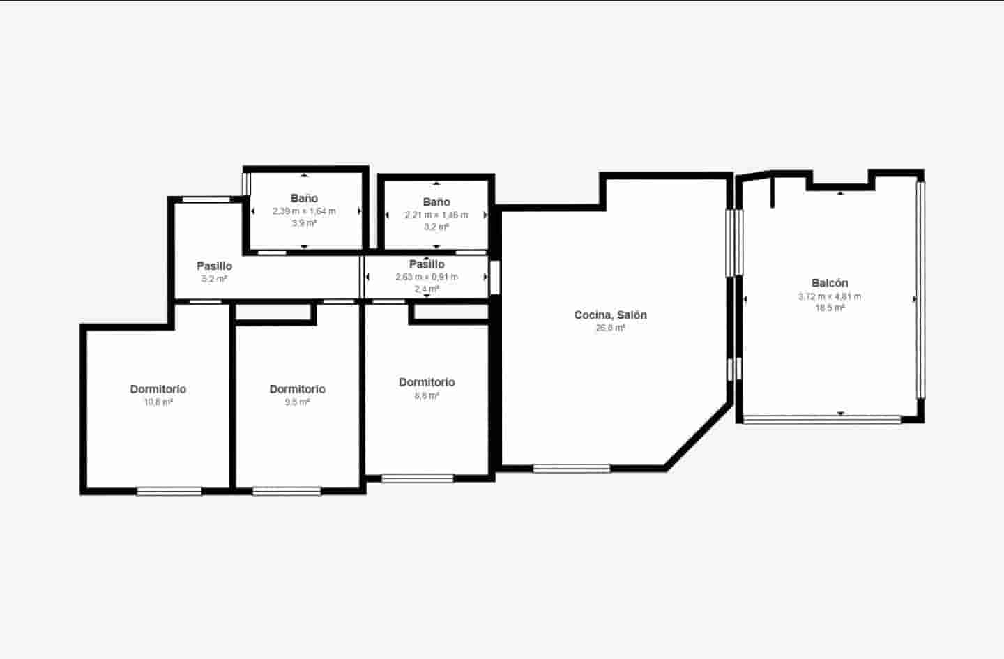 3 soverom Leilighet til salgs i Alicante by med svømmebasseng garasje - € 439 000 (Ref: 10089826)