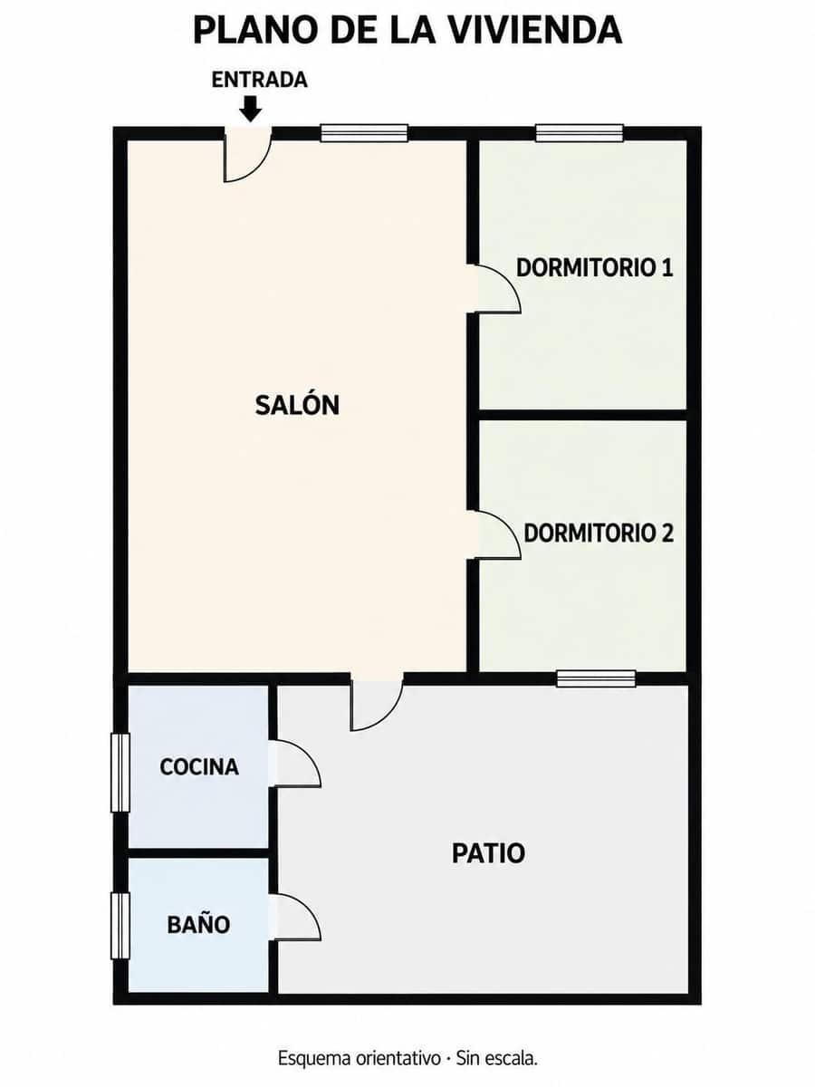 2 soverom Leilighet til salgs i Alicante by - € 90 000 (Ref: 10139837)