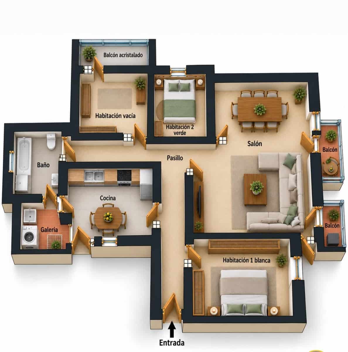 3 soverom Leilighet til salgs i Castalla - € 105 000 (Ref: 10139840)