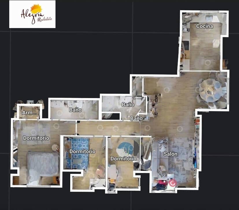3 Zimmer Apartment zu verkaufen in Valencia Stadt mit Pool Garage - 729.000 € (Ref: 10177318)