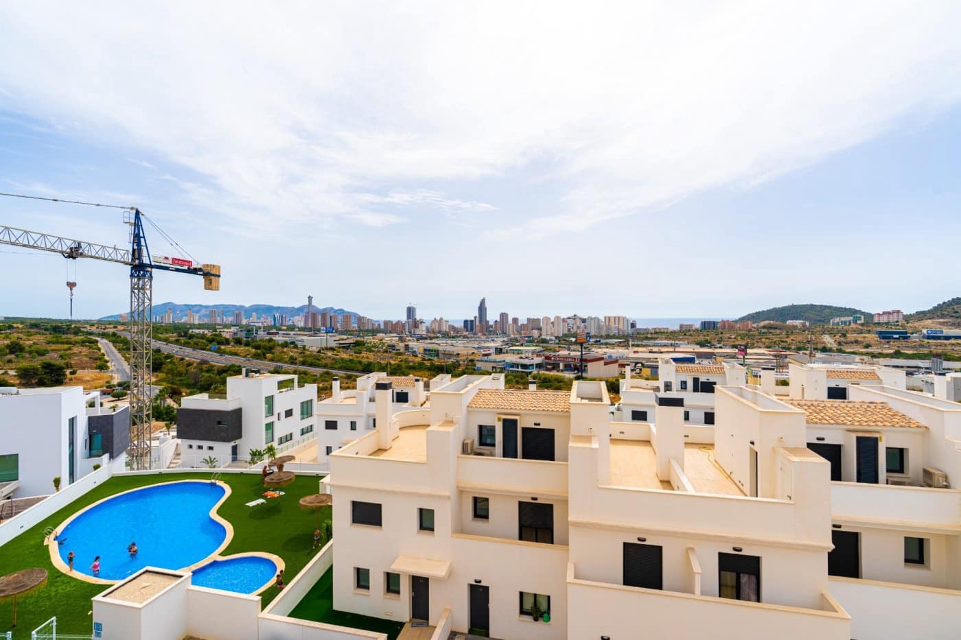 2 sovrum Lägenhet att hyra i Finestrat med pool garage - 1 200 € (Ref: 7048743)