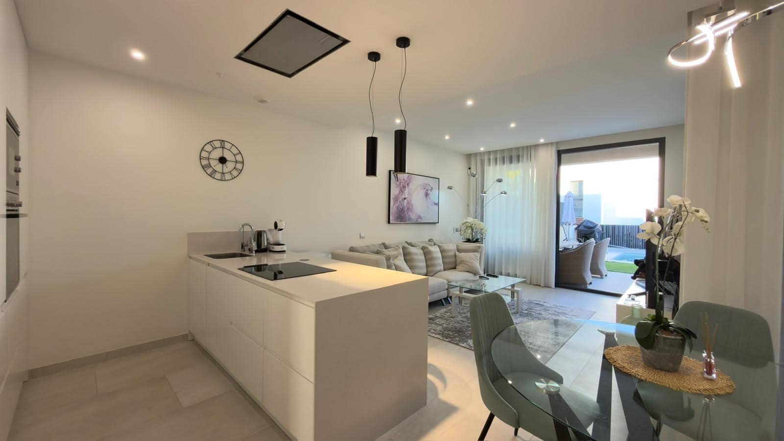 Villa/Maison de 3 chambres à louer à Finestrat avec piscine garage - 3 300 € (Ref: 7847335)