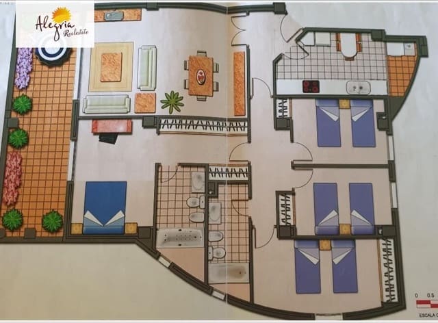 4 sypialnia Mieszkanie na sprzedaż w Campanar, Miasto Walencja z basenem - 650 000 € (Ref: 8311037)