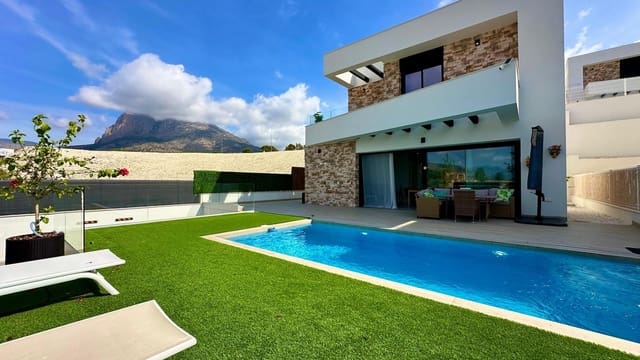 3 quarto Moradia para arrendar em Finestrat com piscina garagem - 3 300 € (Ref: 8529881)