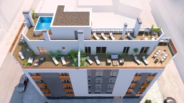 2 quarto Apartamento para venda em Carolinas Bajas, Alicante cidade com piscina - 252 000 € (Ref: 8599625)
