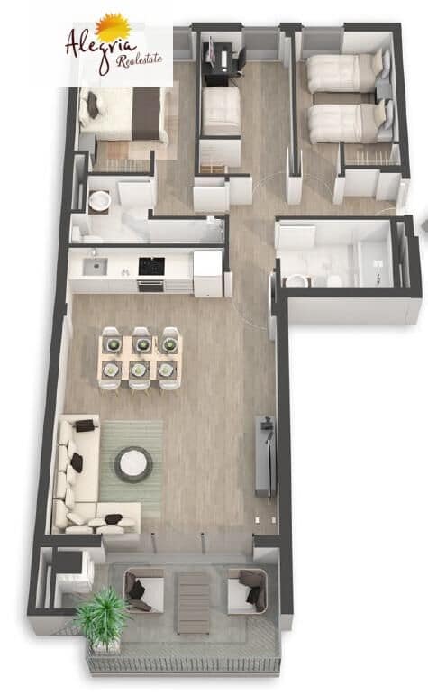 3 soveværelse Lejlighed til salg i Paterna - € 259.500 (Ref: 8702636)