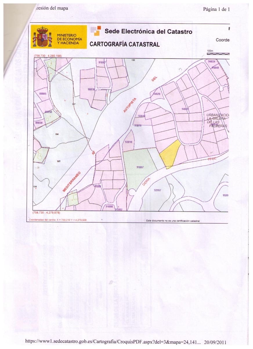 Building Plot for sale in Galera de las Palmeras - € 250,000 (Ref: 8917838)