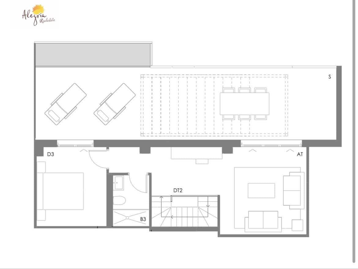 3 soveværelse Penthouse til salg i Valencia by - € 490.000 (Ref: 8946814)